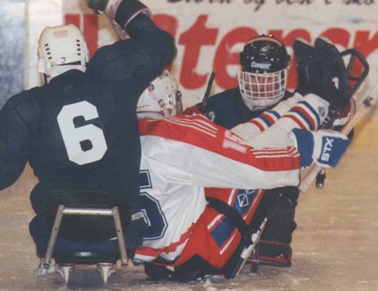 Sled Hockey GB v USA &copy; Phil Gee